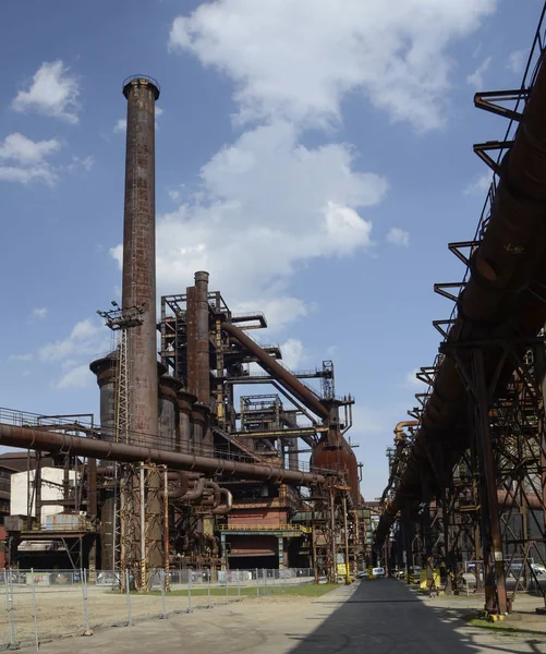 Blast furnance, Vitkovice, Ostrava, Cseh Köztársaság — Stock Fotó