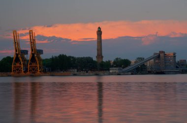 Işık evi, Swinoujscie, Swina Nehri, Polonya