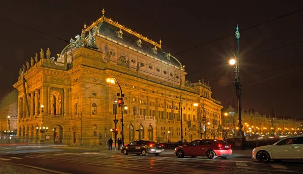 Prague Czech Republic National Theatre — Stock Photo, Image