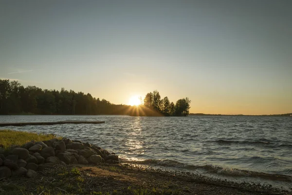 Daugava river in Kegum during summer, Latvia — Stock Photo, Image