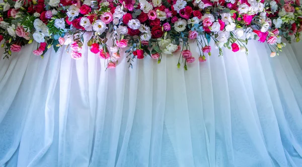 婚礼用鲜花装饰 — 图库照片