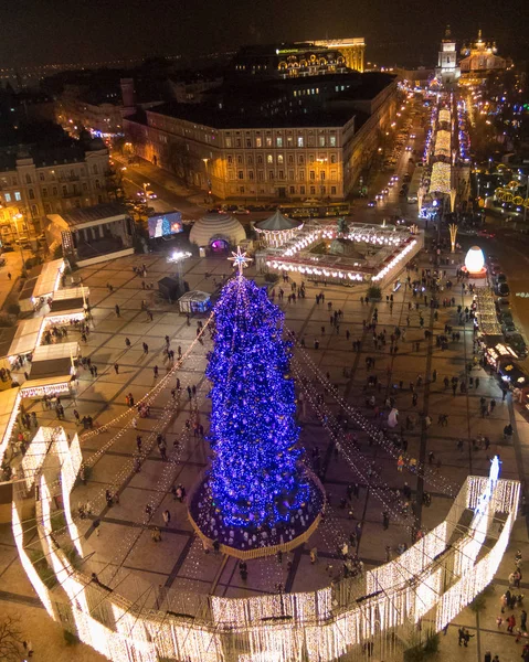 Yeni yıl ağacı Kiev Sophia meydanında