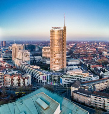 The city skyline of Essen clipart