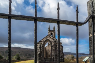 Ruins of historic Dunlewey church clipart