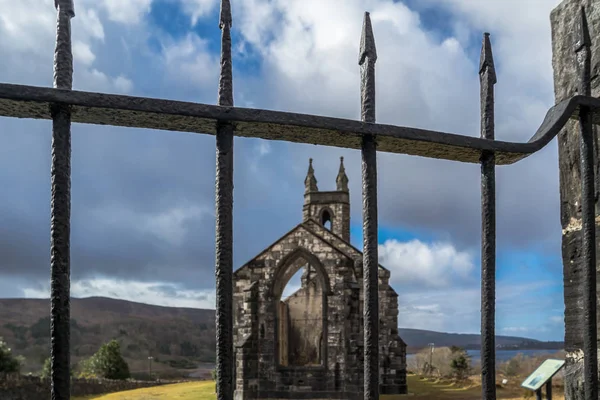 Ruins of historic Dunlewey church — Stock Photo, Image