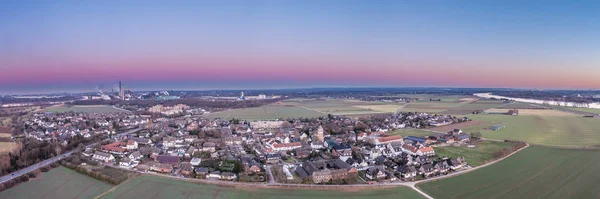 Panorama aéreo de Duisburg-Muendelheim — Foto de Stock
