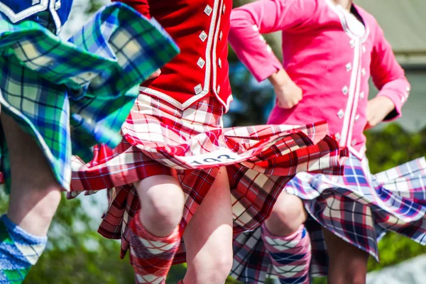 Highland танцівницею в highland Ігри в Шотландії — стокове фото