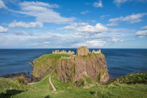 Castelo de Dunnottar Stonehaven, Aberdeen , — Fotografia de Stock