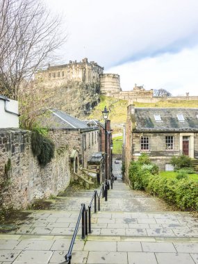 Heriot Place, Edinburgh, İskoçya Edinburgh Castle görüntüleyin