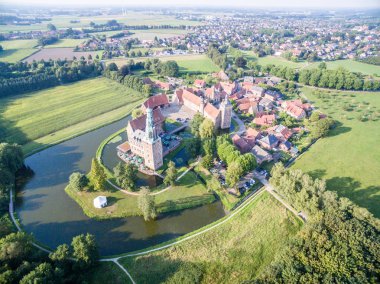 Tarihi kale Raesfeld Westphalia, Almanya