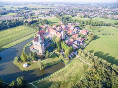 Tarihi kale Raesfeld Westphalia, Almanya