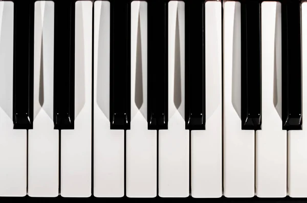 Piano keyboard close up — Stock Photo, Image