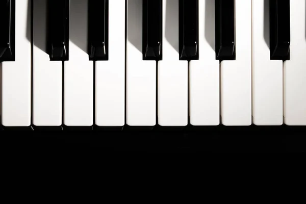 Piano toetsenbord close up — Stockfoto