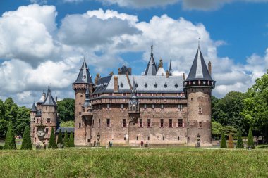 Medieval castle De Haar in Netherlands