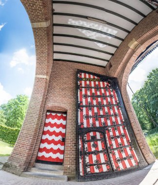 Medieval castle De Haar in Netherlands