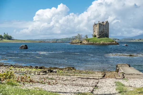 El castillo histórico Stalker en Argyll — Foto de Stock