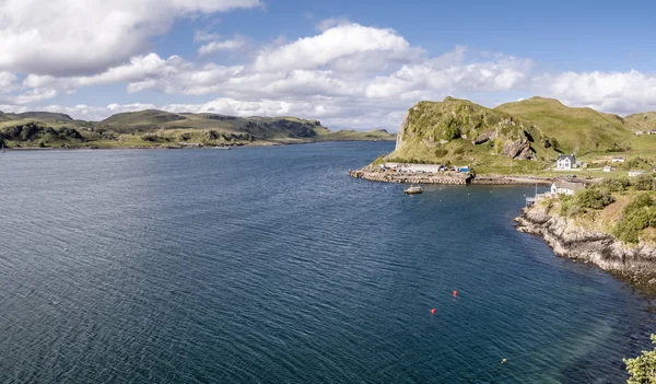 Flygfoto över kusten mellan Gallanach och Oban, Argyll — Stockfoto