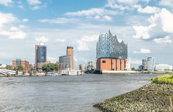 Amburgo, Elbphilharmonie, città di stoccaggio — Foto Stock