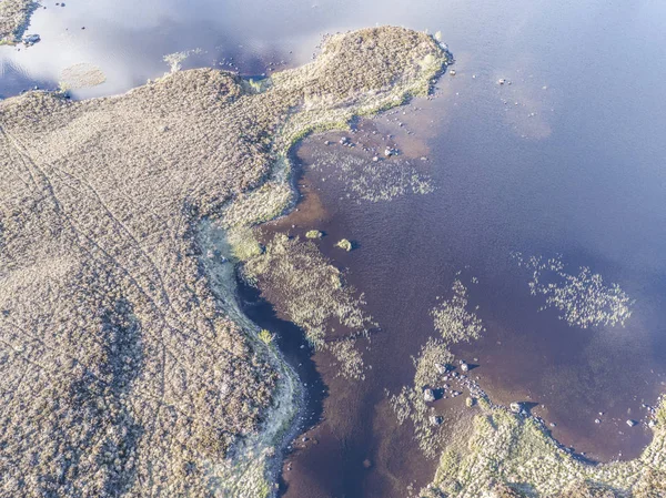 Veduta aerea dello straordinario paesaggio di Rannoch Moor — Foto Stock