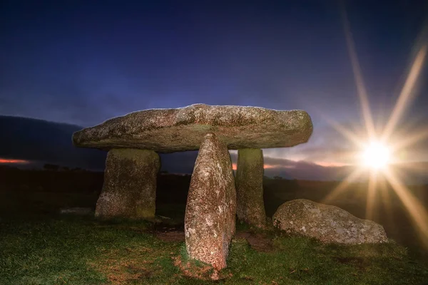 Sieć lanyon Cornwall Uk Anglia — Zdjęcie stockowe