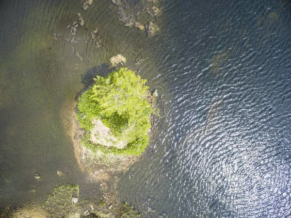 Veduta aerea del paesaggio paradisiaco di Glen Etive — Foto Stock