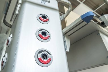 Düsseldorf, Almanya - 04 Eylül 2017: Yoğun bakım ünitesi inşaatı ilerliyor