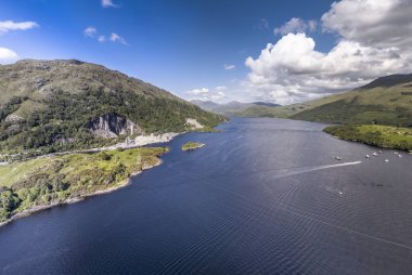 Bonawe İskoçya - 02 Haziran 2017: Taş ocağı Loch Etive yakın üreten Bonawe