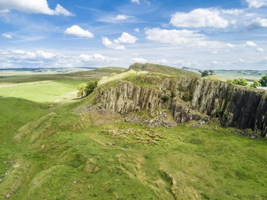 Walltown Crags dünya mirası, Hadrian Duvarı içinde güzel Northumberland National Park sitesi