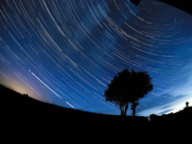 8 saatlik süre içinde yıldız kuyrukları