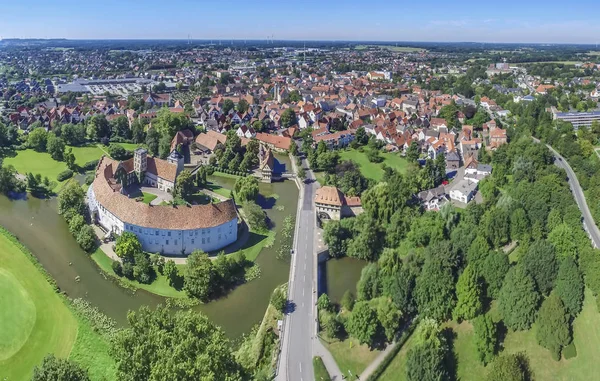Veduta aerea della storica città di Steinfurt — Foto Stock