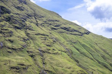 Glen Etive yayla tepelerde