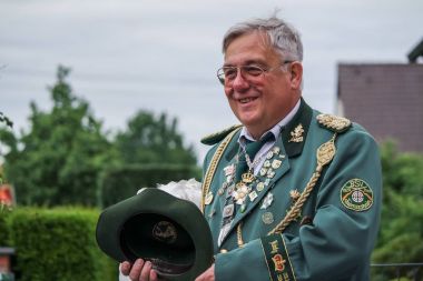 Moers, Almanya - 20 Haziran 2015: onların Festivali zevk Marksmens