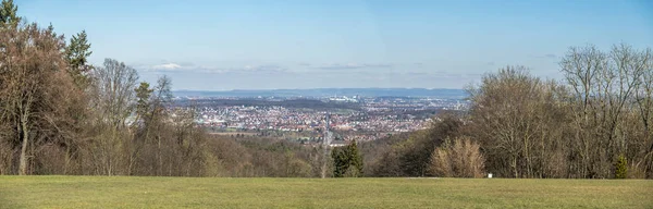 Welimdorf ve Korntal havadan görünümü — Stok fotoğraf