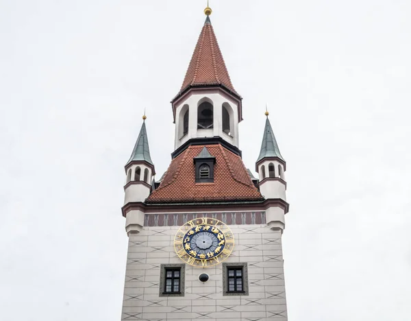 Ancienne mairie de la place Marienplatz Marys à Munich Bavière, Allemagne — Photo