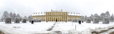 Schleissheim palace in the snow - Munich, Germany - Europe clipart