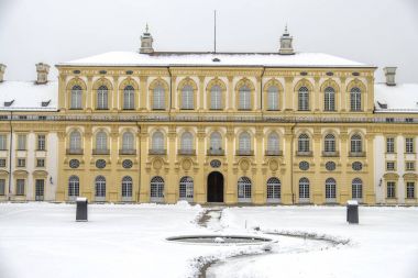 Schleissheim palace in the snow - Munich, Germany - Europe clipart