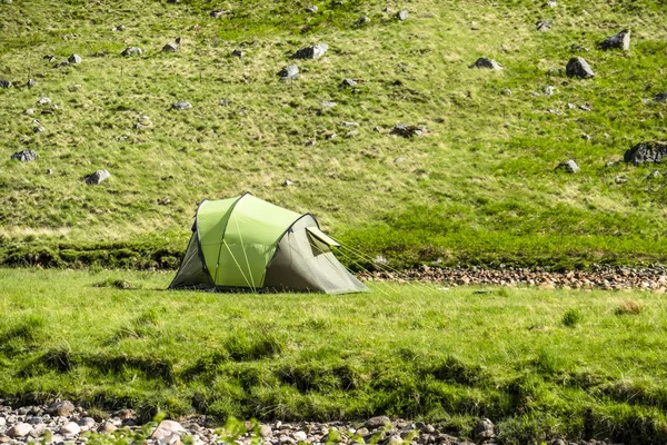 Wild camping in the wildernis of Glen Etive, Scotland