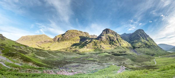 Niesamowity krajobraz Glencoe z jego trzy siostry — Zdjęcie stockowe