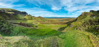 The beautiful Quiraing on the Isle of Skye - Scotland - United Kingdom clipart