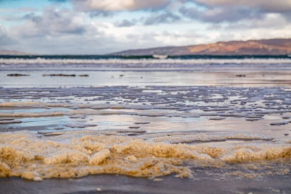 Havsskum på stranden i grevskapet Doneal - Irland — Stockfoto