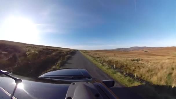 Conducir desde Glengesh por Ardara hacia Glencolumbkille — Vídeo de stock