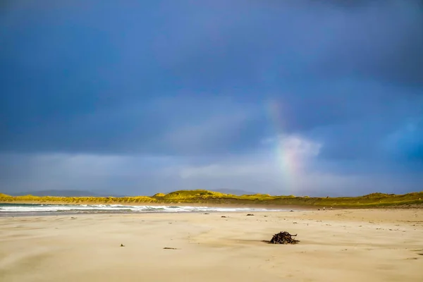 Narin Strand è una bellissima spiaggia con bandiera blu a Portnoo, Contea di Donegal - Irlanda — Foto Stock