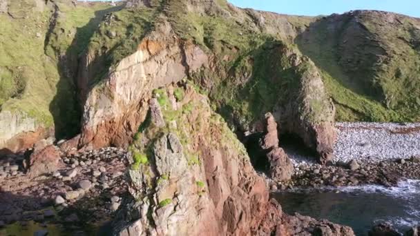 Paisaje costero dramático en Bloody Foreland, Donegal, Irlanda — Vídeo de stock