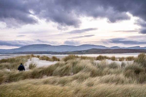 Dunes at the Sheskinmore Nature Reserve between Ardara and Portnoo in Donegal - Ireland — 스톡 사진