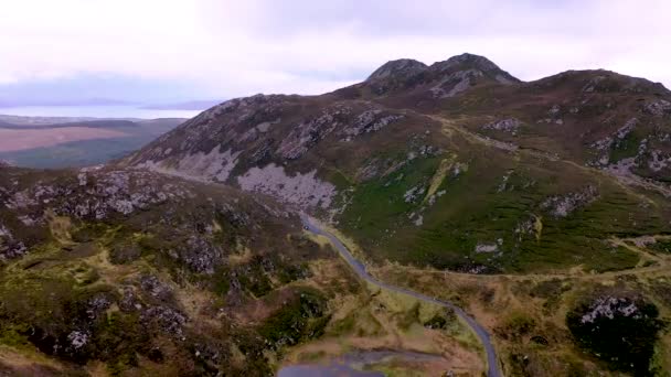 Gap of Mamore, Inishowen Peninsula in County Donegal - Republic of Ireland — Stock video