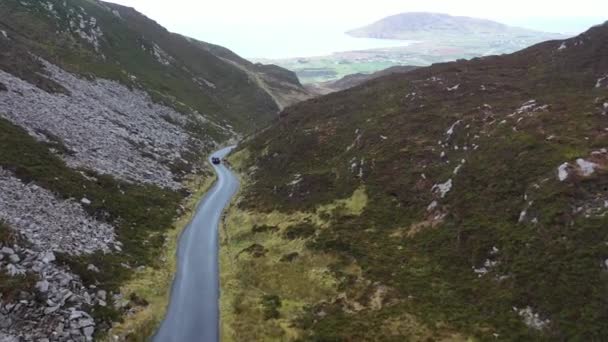 Brecha de Mamore, Península de Inishowen en el Condado de Donegal - República de Irlanda — Vídeo de stock