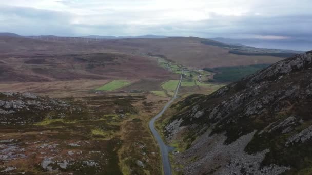 Lacuna de Mamore, Península de Inishowen no Condado de Donegal - República da Irlanda — Vídeo de Stock