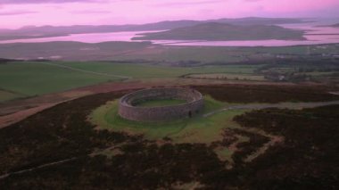 Aileach ring kalesinden Grianan, Donegal - İrlanda