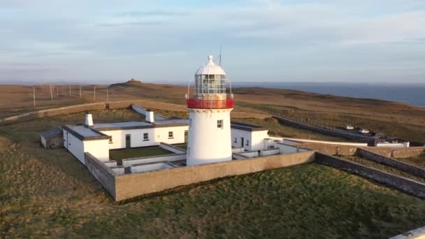Aerial view of St. Johns Point, County Donegal, Ireland — Stock Video