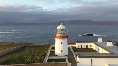 St. Johns Point 'in hava manzarası, County Donegal, İrlanda
